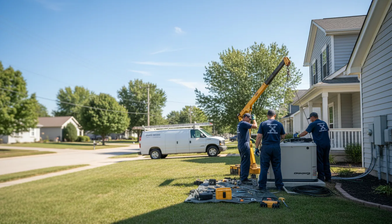 Generator Installation in Farmersville, IL near me